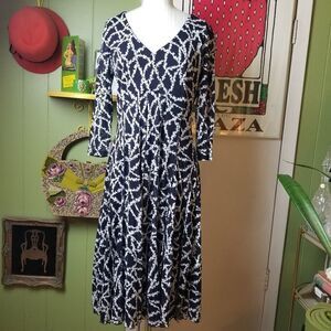 Coldwater Creek Black & White Dress 8